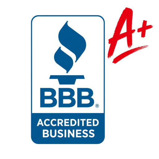BBB Accredited Business — A+ Rating