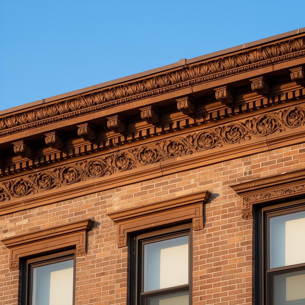 Finished brownstone restoration project in Brooklyn, NYC — IronSky Roofing