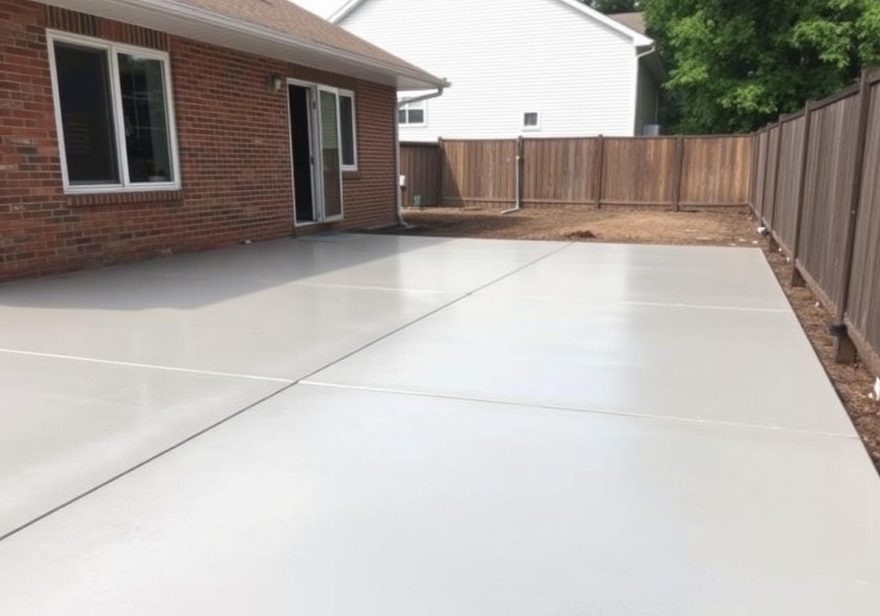 Finished concrete project in Queens, NYC — IronSky Roofing