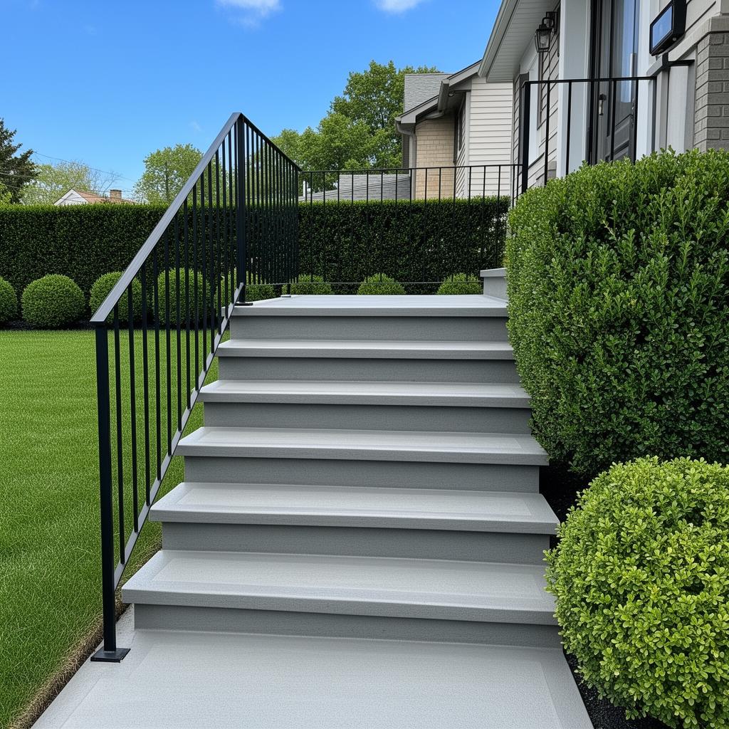 Finished steps & stoops project in Staten Island, NYC — IronSky Roofing