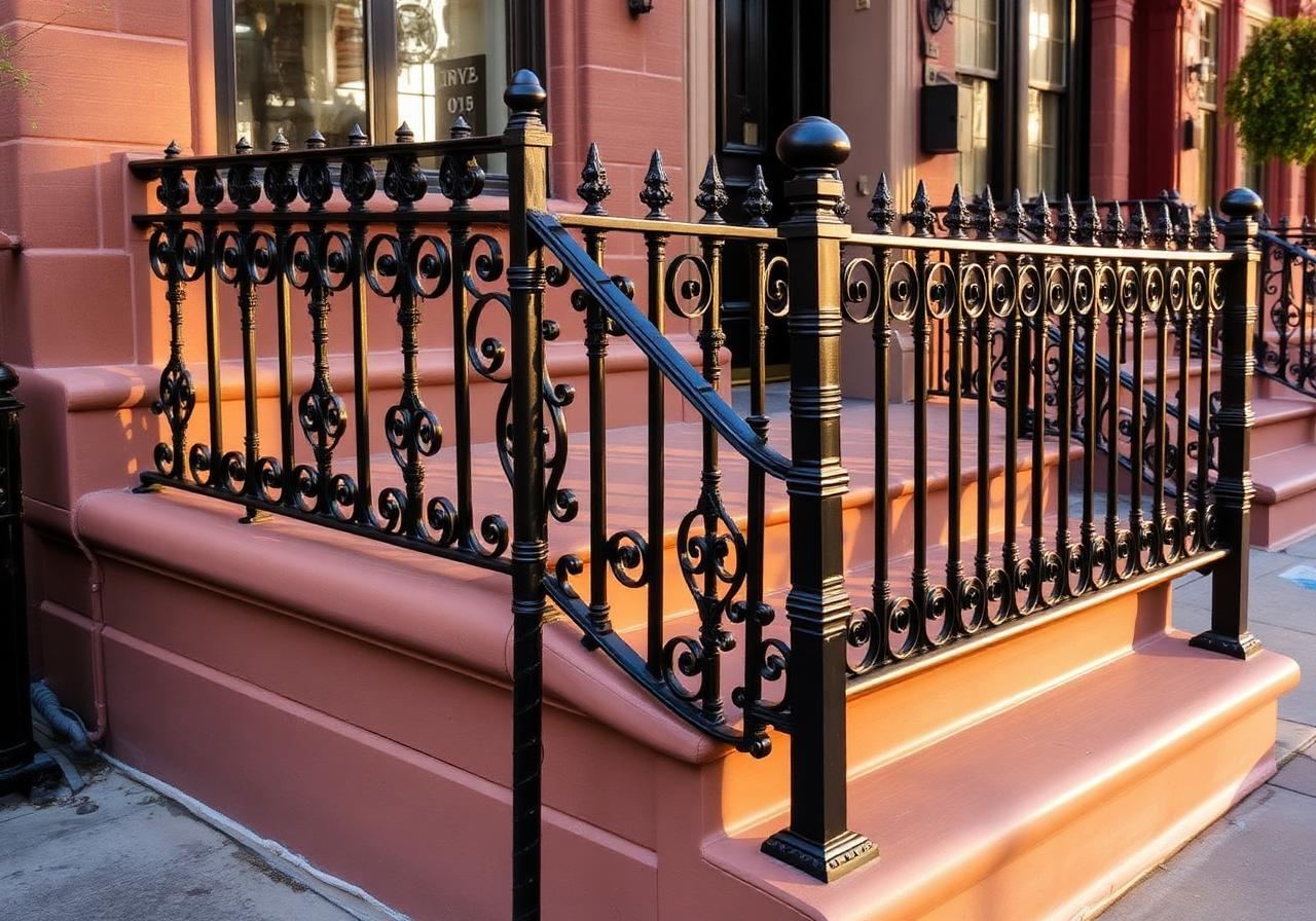 Finished iron railings project in Staten Island, NYC — IronSky Roofing