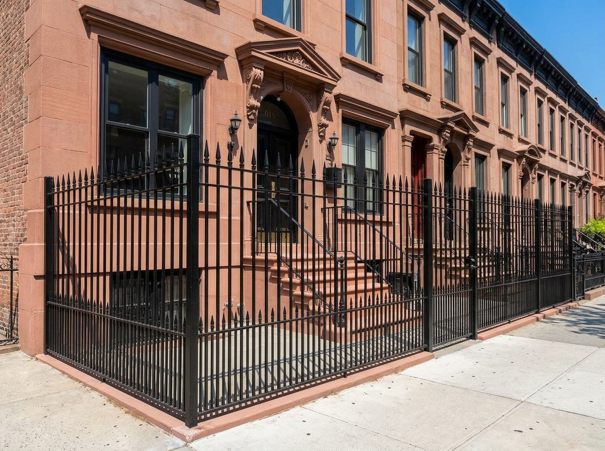 Finished iron railings project in the Bronx, NYC — IronSky Roofing