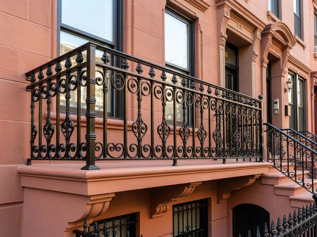 Finished iron railings project in Staten Island, NYC — IronSky Roofing