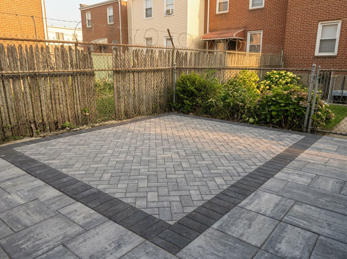 Finished patio & pavers project in Staten Island, NYC — IronSky Roofing