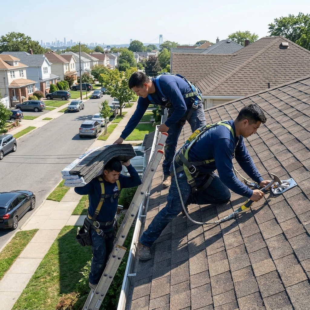 Roofing project in the Bronx, NYC — IronSky Roofing