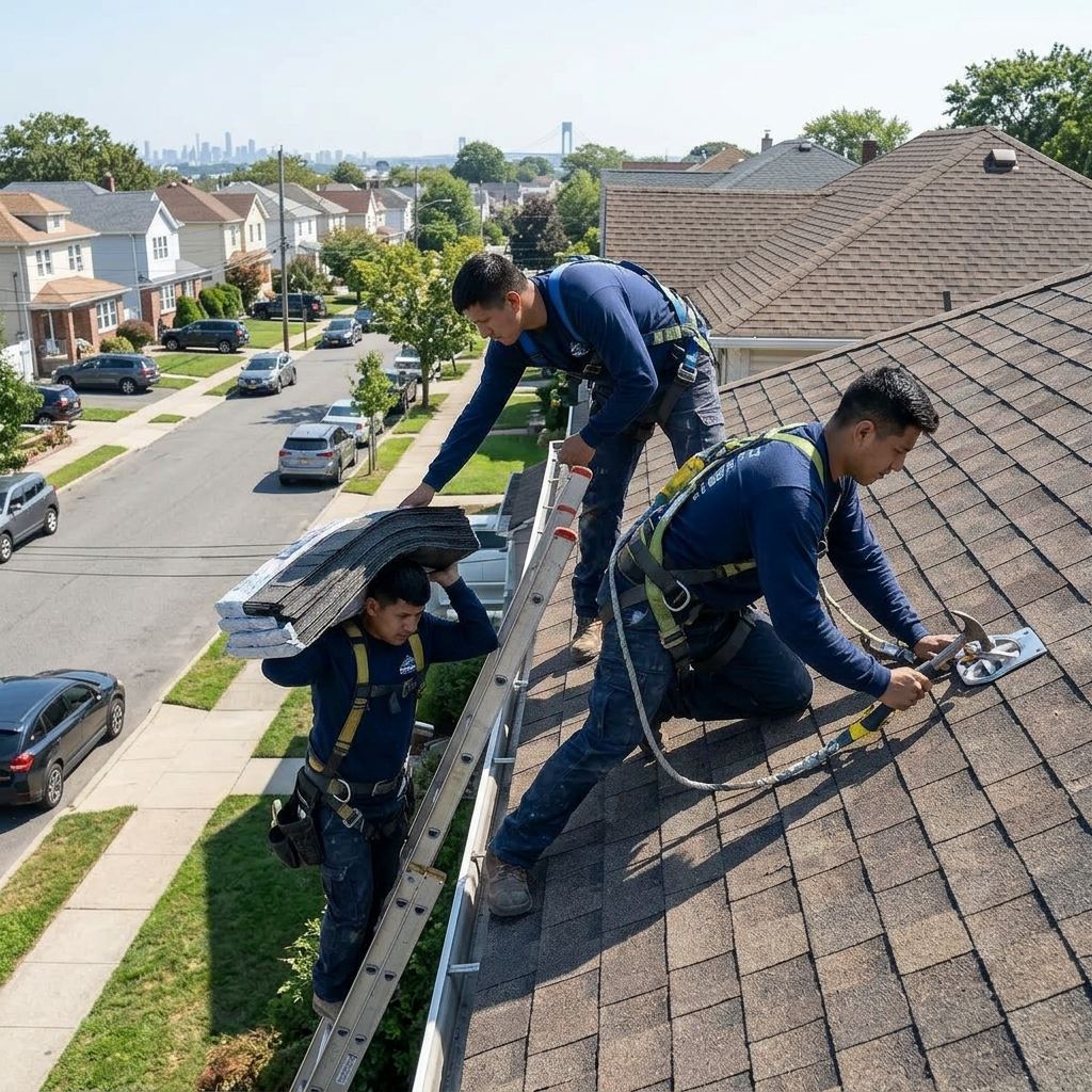 Roofing project in Queens, NYC — IronSky Roofing