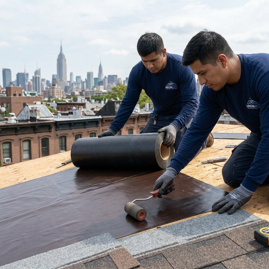 Roofing project in Queens, NYC — IronSky Roofing