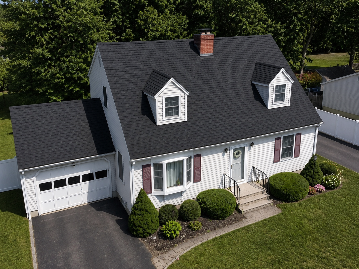 New GAF Timberline HDZ architectural shingles on Bayside Queens home after IronSky replacement