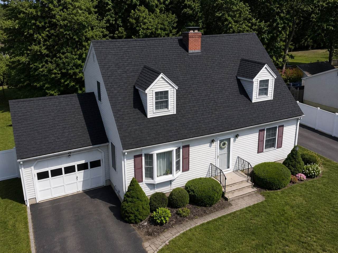 New GAF Timberline HDZ architectural shingles on Bayside Queens home after IronSky replacement