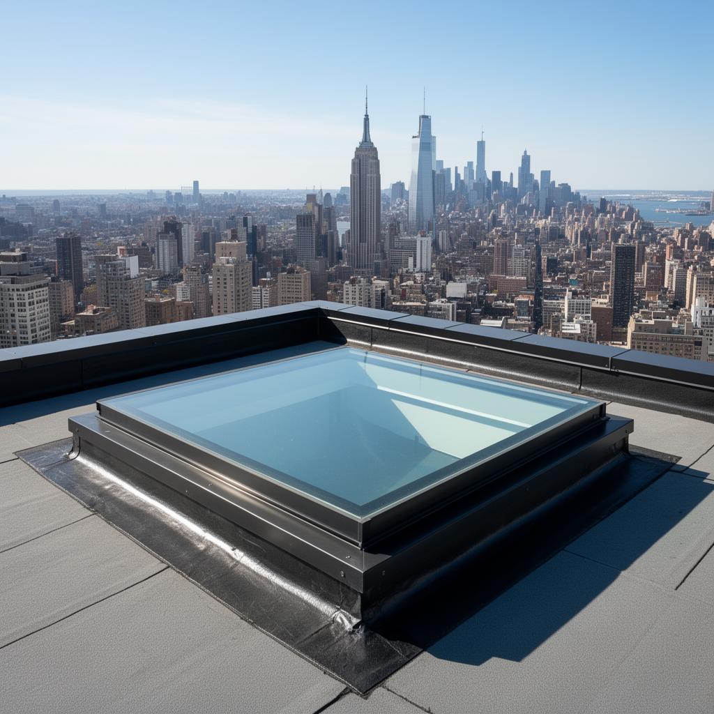 After photo of skylights project in Manhattan, NYC — IronSky Roofing