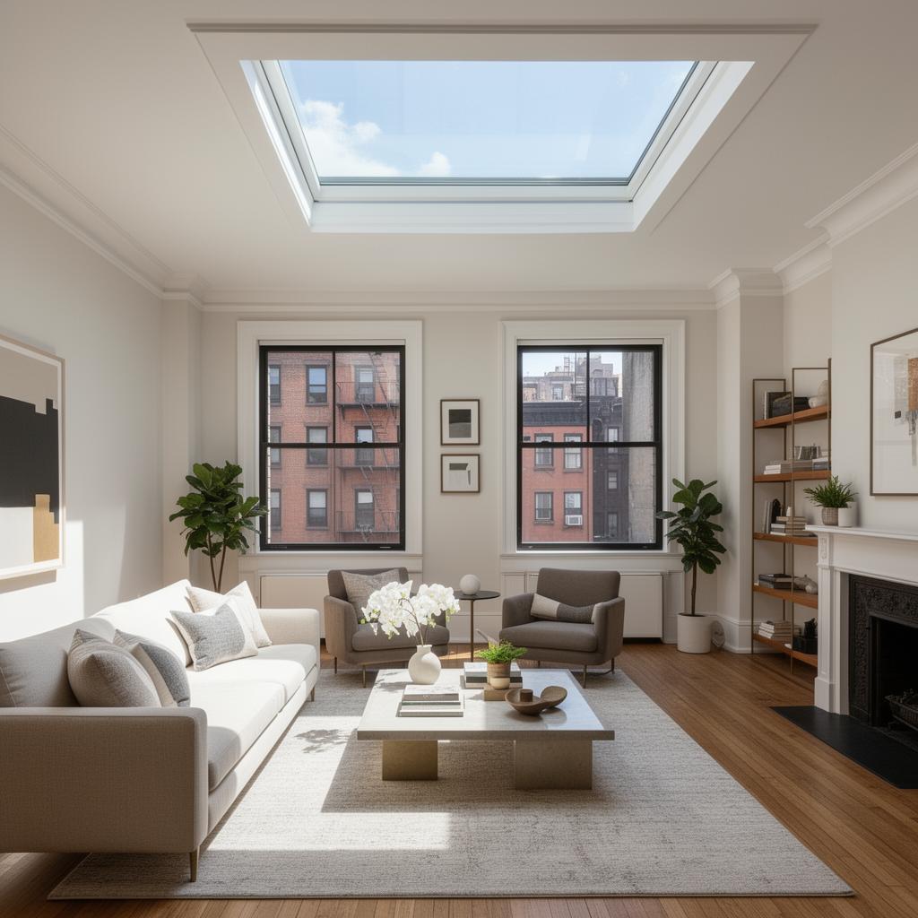 After photo of skylights project in the Bronx, NYC — IronSky Roofing