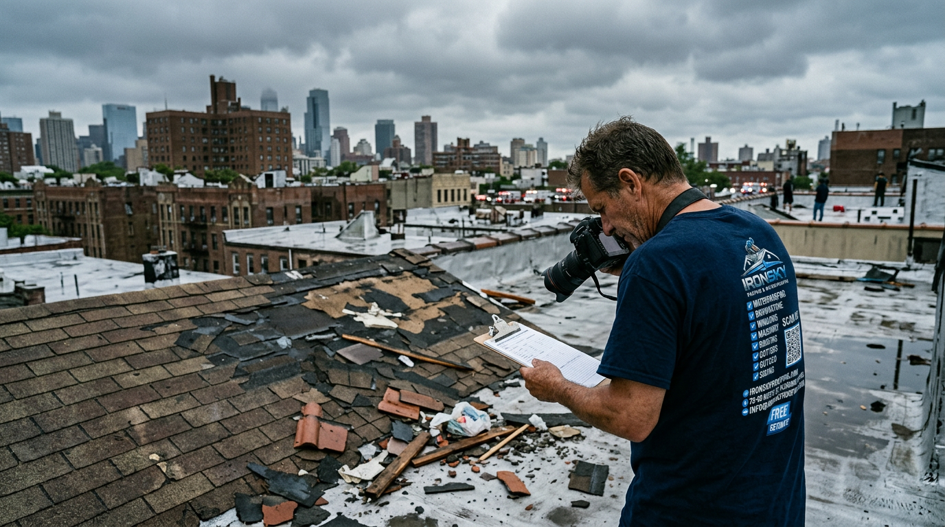 Roof Storm Damage in NYC? How to File an Insurance Claim
