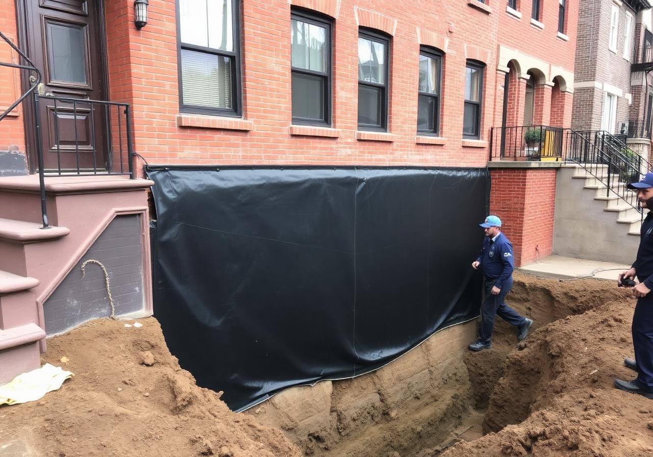 Waterproofing project in Staten Island, NYC — IronSky Roofing