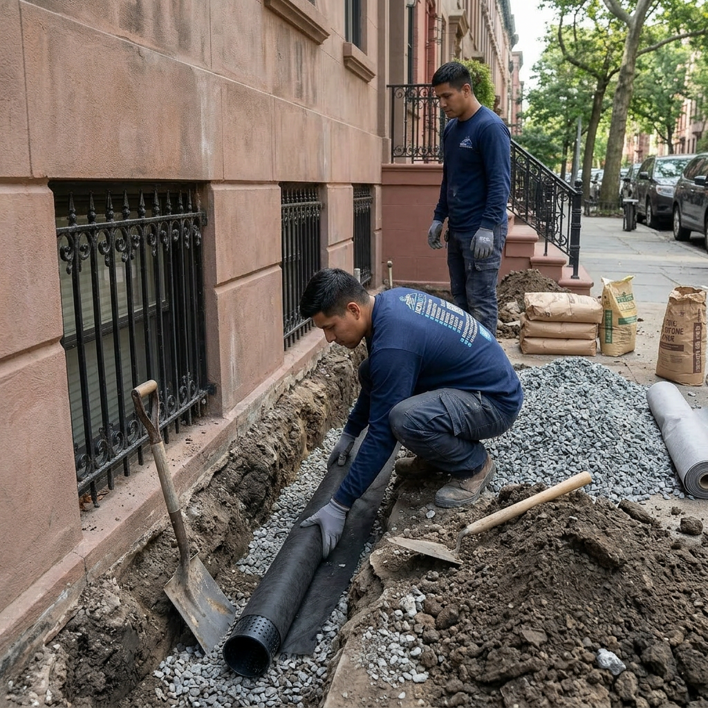 Waterproofing project in Manhattan, NYC — IronSky Roofing
