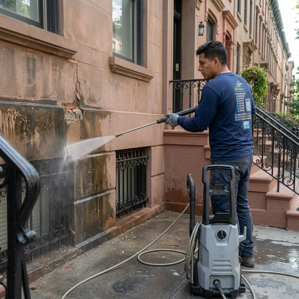 Waterproofing project in Brooklyn, NYC — IronSky Roofing