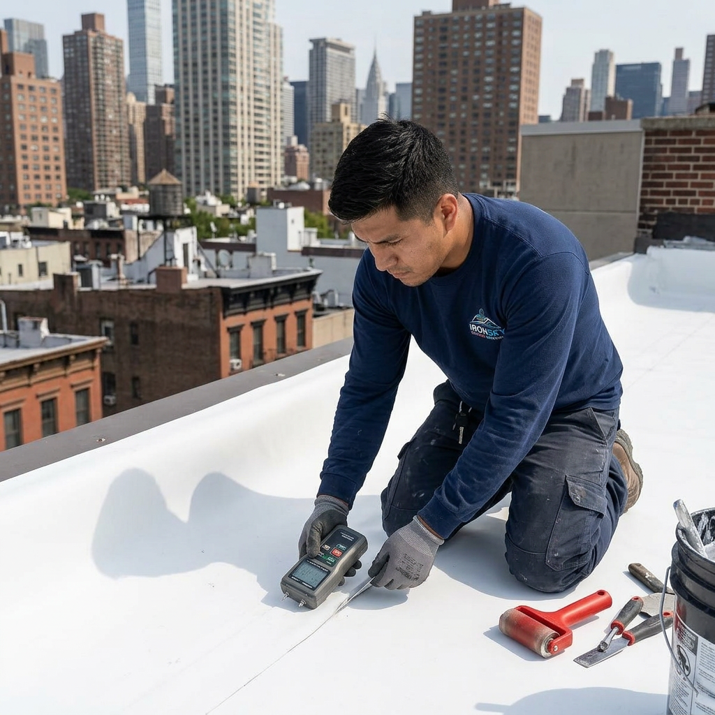 Waterproofing project in the Bronx, NYC — IronSky Roofing
